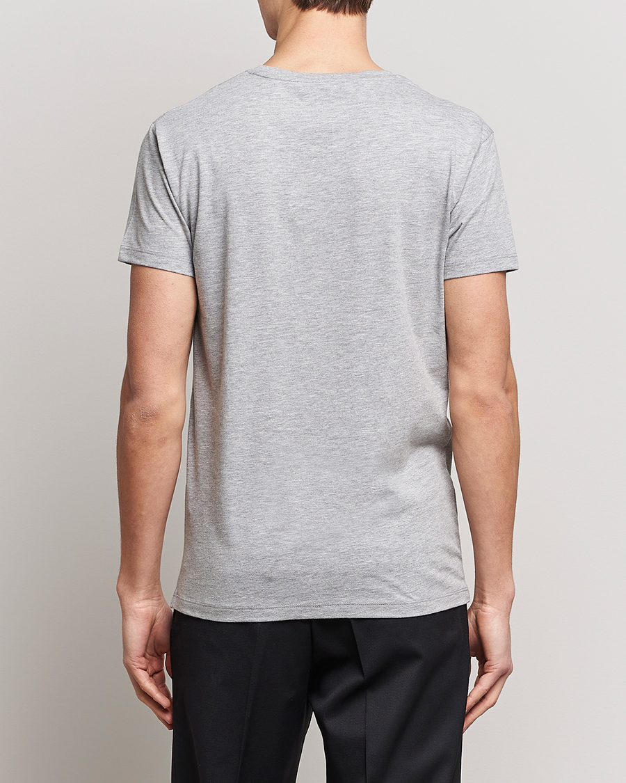 Men | T-Shirts | Samsøe Samsøe | Kronos Crew Neck Tee Light Grey Melange