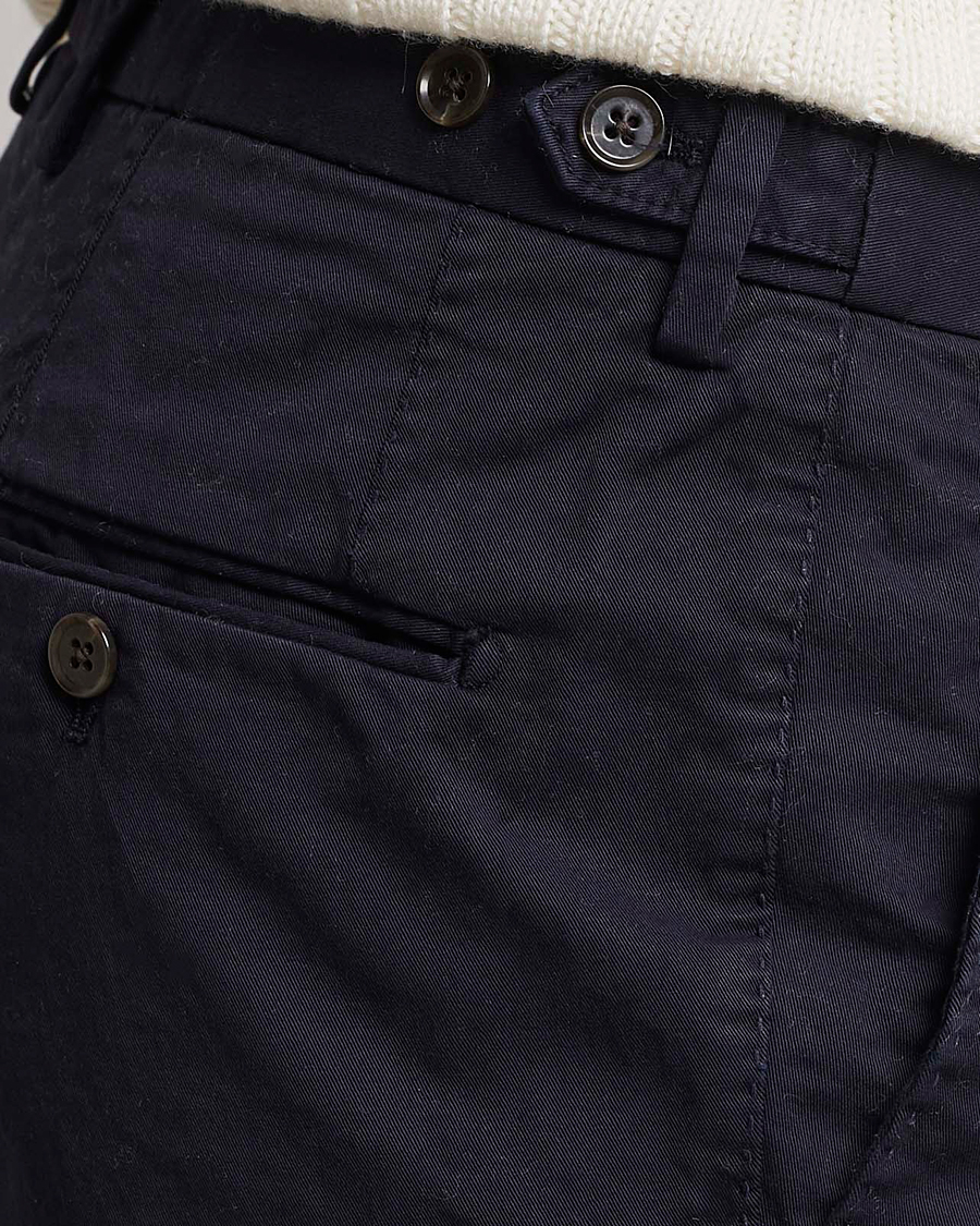 Men | Trousers | Oscar Jacobson | Danwick Side Adjusters Chino Navy