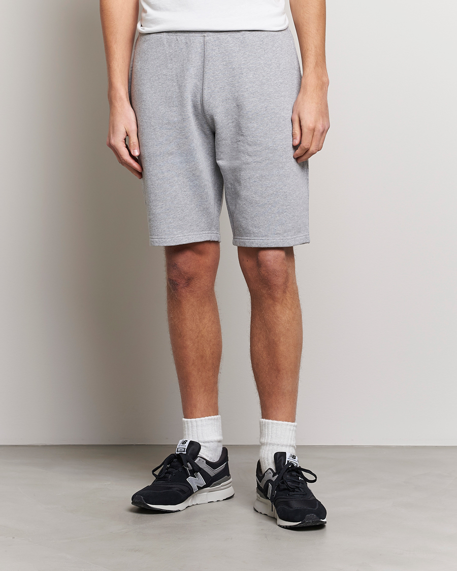 Men |  | Sunspel | Loopback Shorts Grey Melange