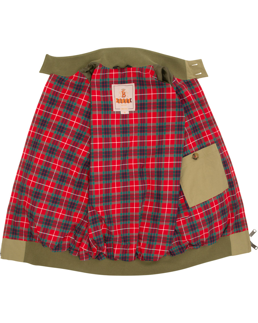 Men | Coats & Jackets | Baracuta | G9 Original Harrington Jacket Olive Green