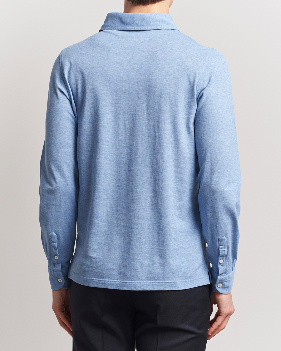 Men | Shirts | Gran Sasso | Popover Shirt Light Blue