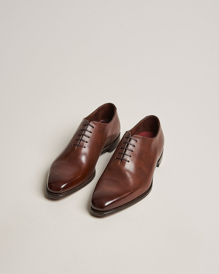 Men | Oxford Shoes | Loake 1880 Export Grade | Parliament Whole-Cut Oxford Antique Brown