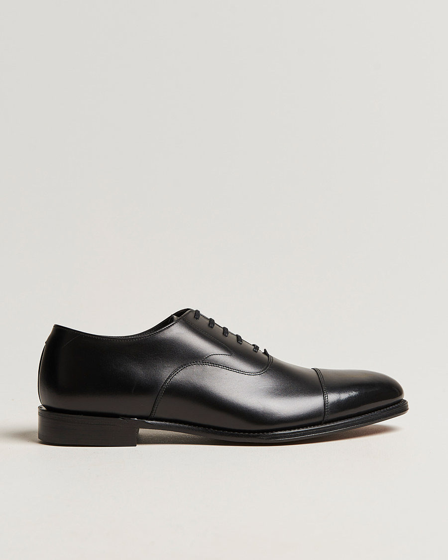 Men | Loake 1880 Export Grade Hanover Toe Cap Oxford Onyx Black | Loake 1880 Export Grade | Hanover Toe Cap Oxford Onyx Black