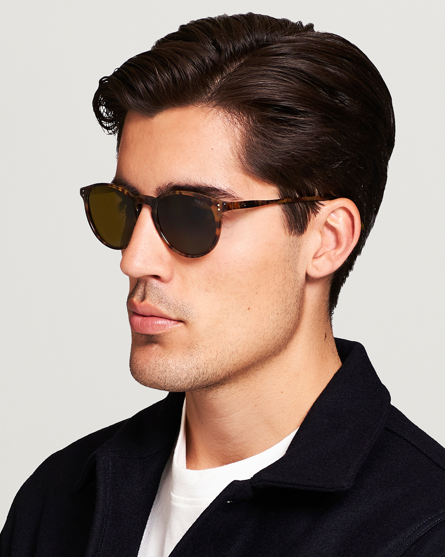 Men | Round Frame Sunglasses | Polo Ralph Lauren | 0PH4110 Sunglasses Havana