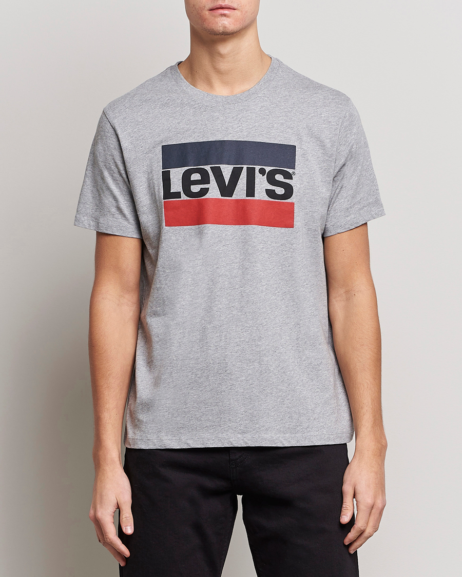 Levi's Logo Graphic Tee Grey at 