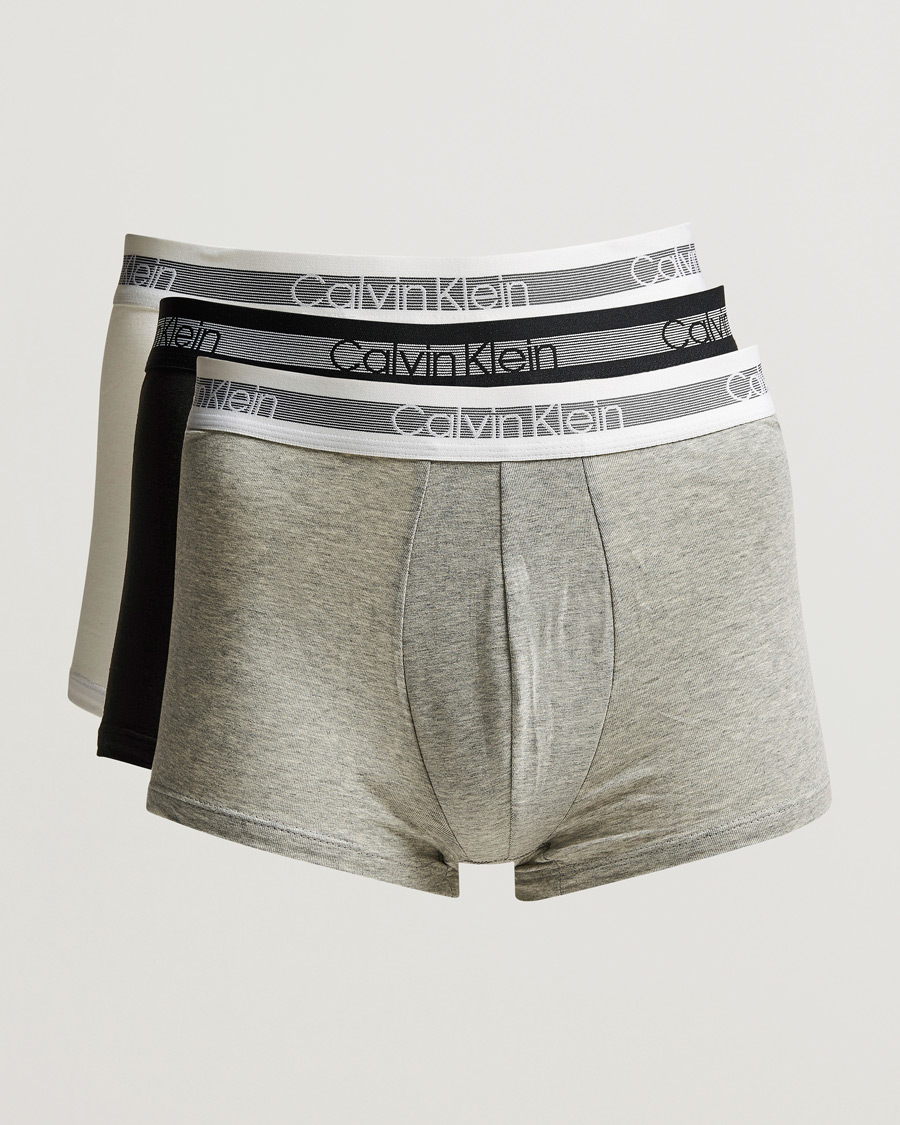Men |  | Calvin Klein | Cooling Trunk 3-Pack Grey/Black/White