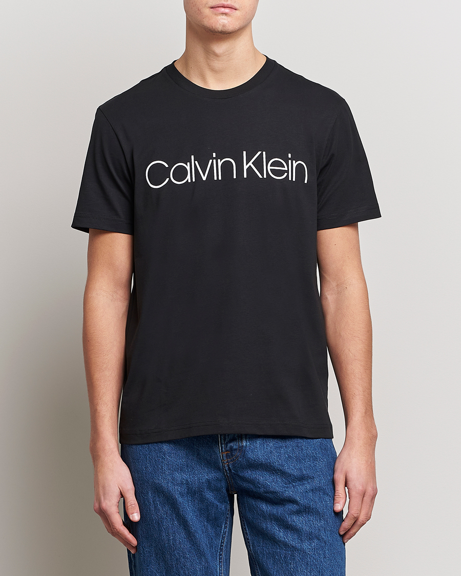 Men | Calvin Klein | Calvin Klein | Front Logo Tee Black