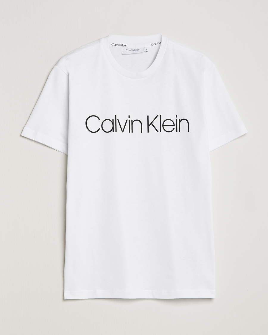 Men |  | Calvin Klein | Front Logo Tee White