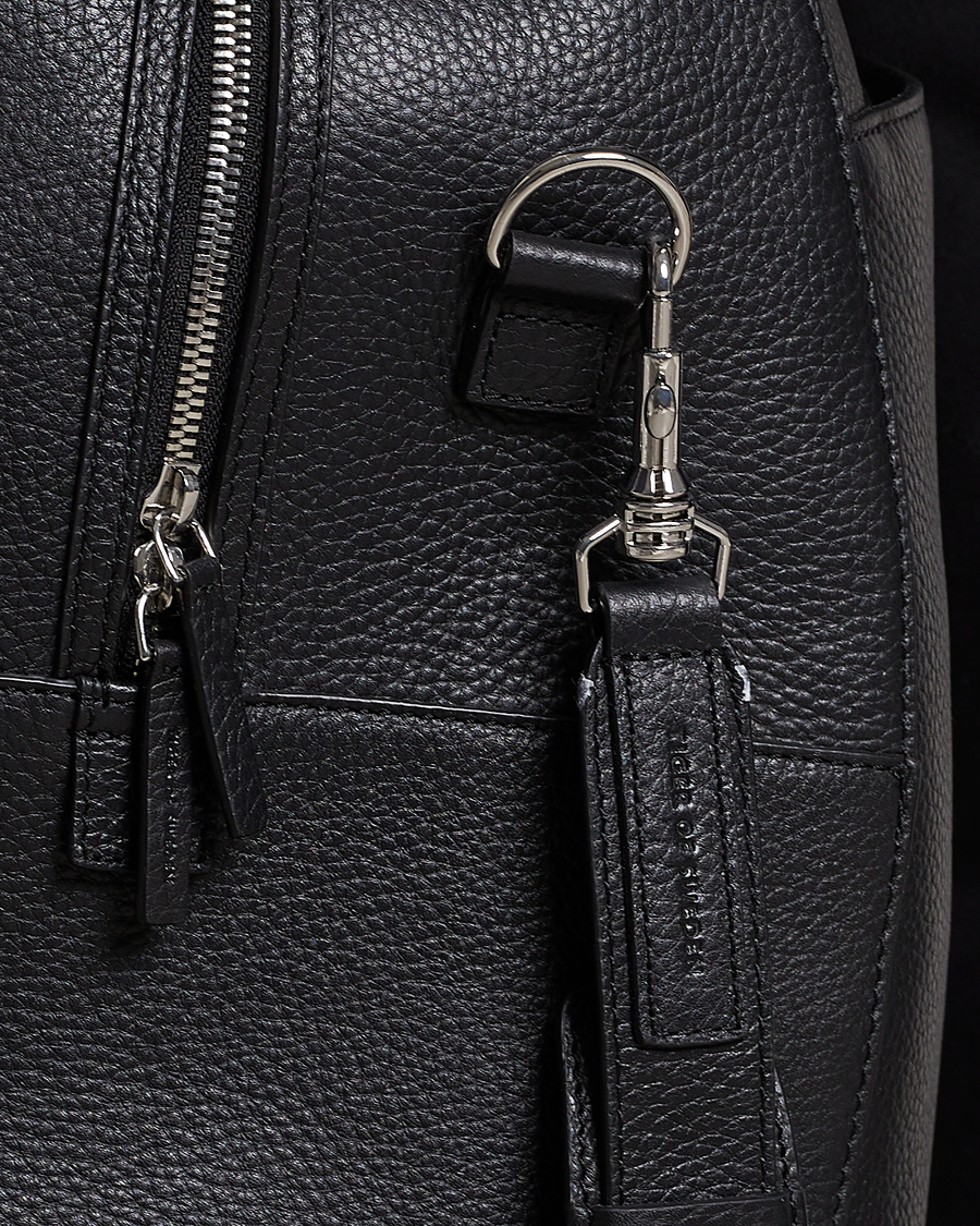Men | Bags | Tiger of Sweden | Brome Grained Leather Weekendbag Black
