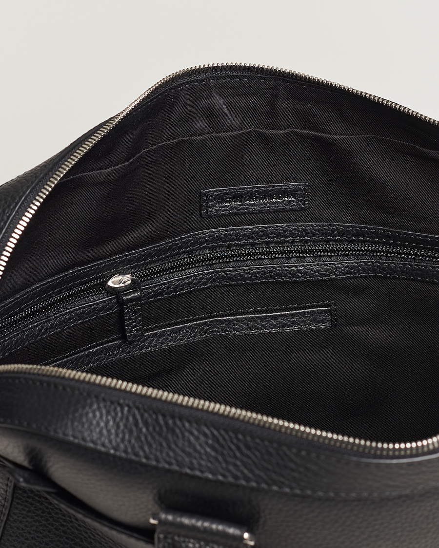 Men | Bags | Tiger of Sweden | Bosun Grained Leather Briefcase Black