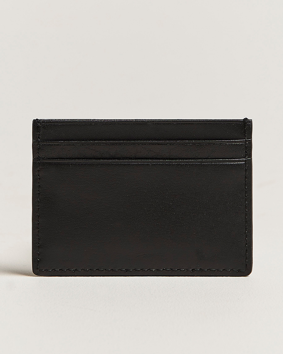 Men | Wallets | Tiger of Sweden | Wake Grained Leather Cardholder Black