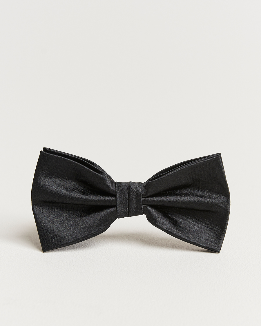 Men | Bow Ties | Amanda Christensen | Pre Tie Silk Ceremony Black