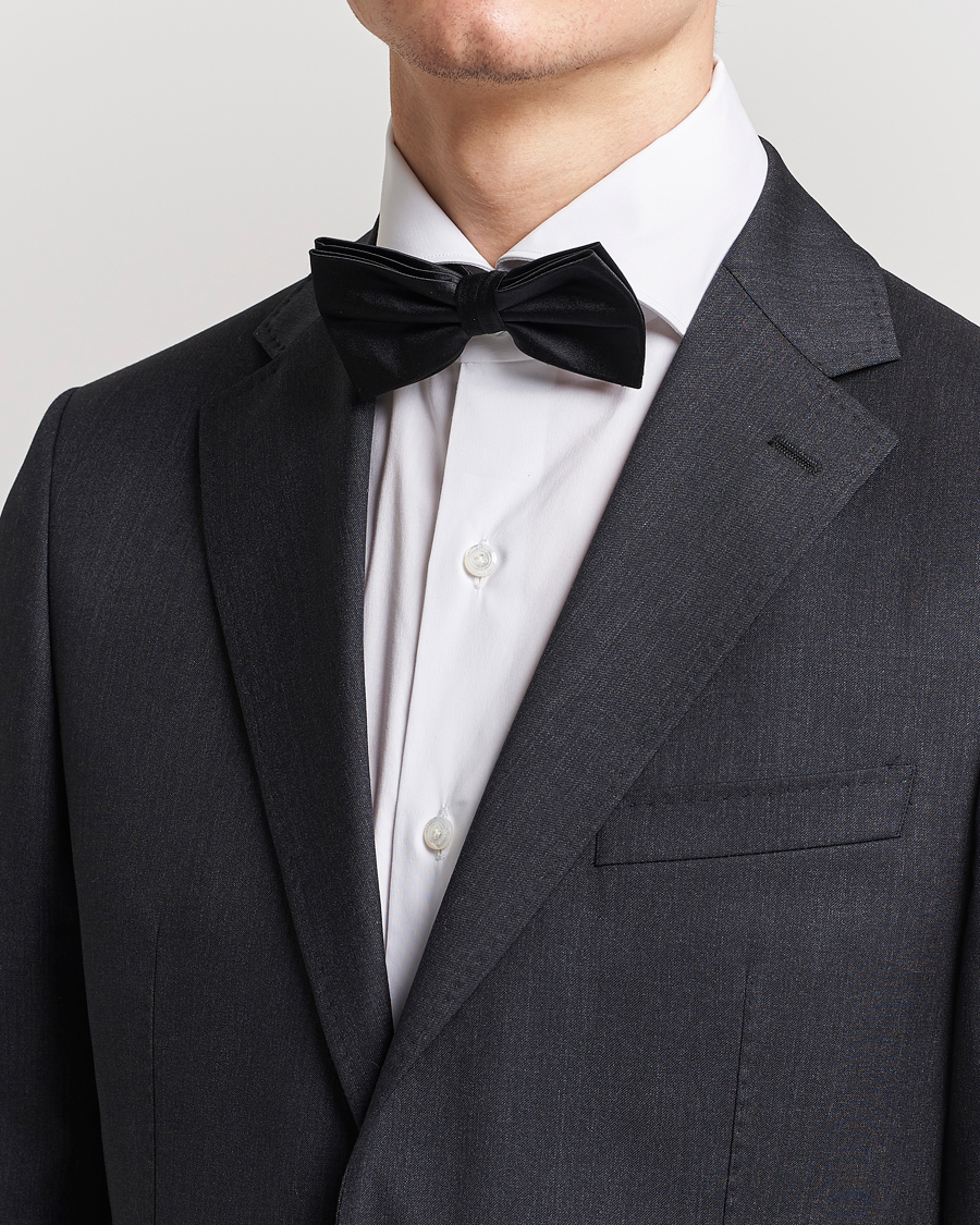 Men | Business & Beyond | Amanda Christensen | Pre Tie Silk Ceremony Black