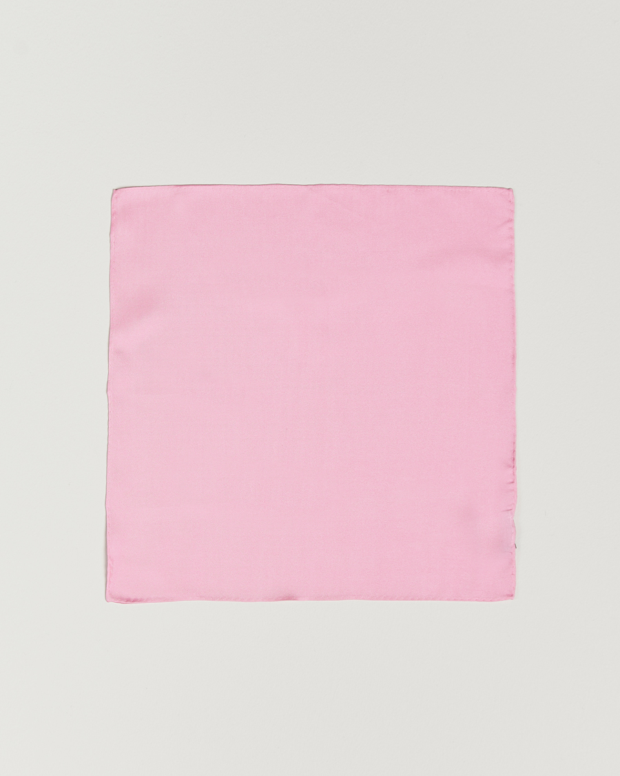Men | Pocket Squares | Amanda Christensen | Handkercheif Silk Pink