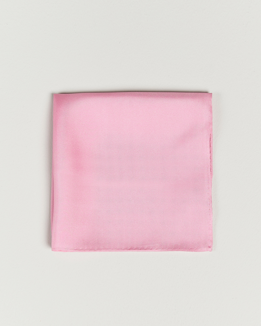Men | Pocket Squares | Amanda Christensen | Handkercheif Silk Pink