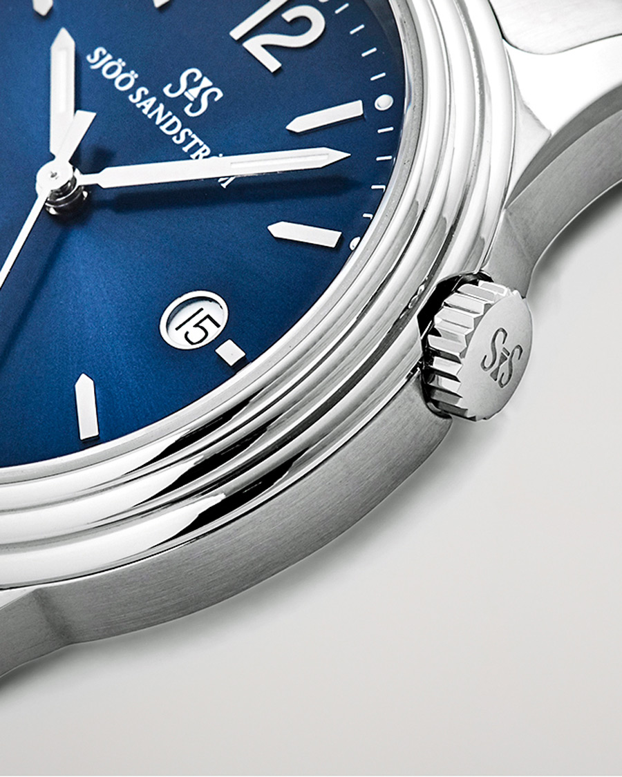 Men | Sjöö Sandström Royal Steel Classic 41mm Blue and Steel | Sjöö Sandström | Royal Steel Classic 41mm Blue and Steel