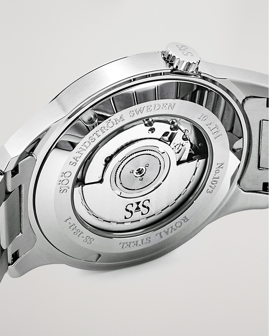 Men | Sjöö Sandström Royal Steel Classic 41mm Blue and Steel | Sjöö Sandström | Royal Steel Classic 41mm Blue and Steel