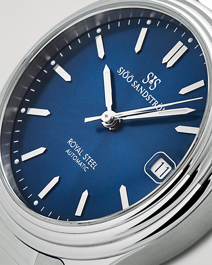 Men | Sjöö Sandström Royal Steel Classic 36mm Blue and Steel | Sjöö Sandström | Royal Steel Classic 36mm Blue and Steel
