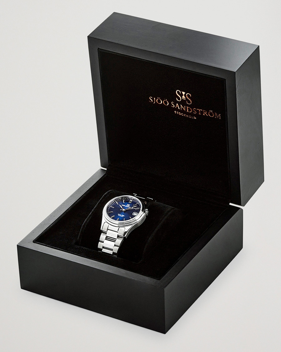 Men | Sjöö Sandström Royal Steel Classic 36mm Blue and Steel | Sjöö Sandström | Royal Steel Classic 36mm Blue and Steel