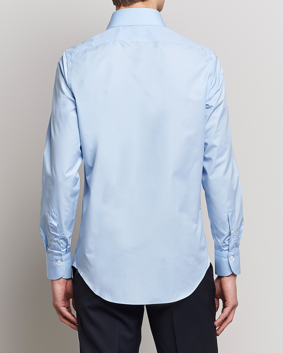 Men | Shirts | Finamore Napoli | Milano Slim Fit Classic Shirt Light Blue