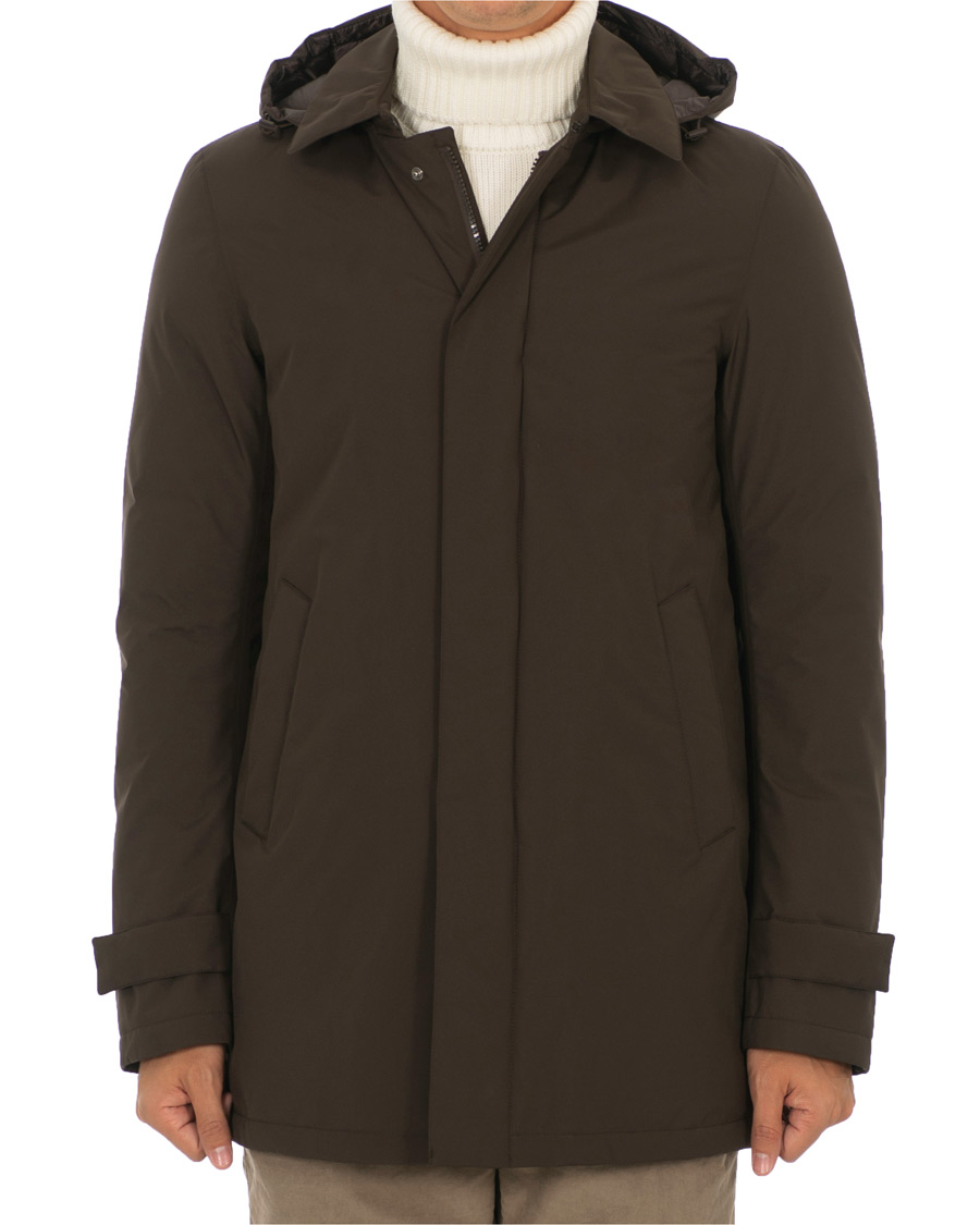 Men | Coats & Jackets | Herno | Laminar Padded Coat Brown