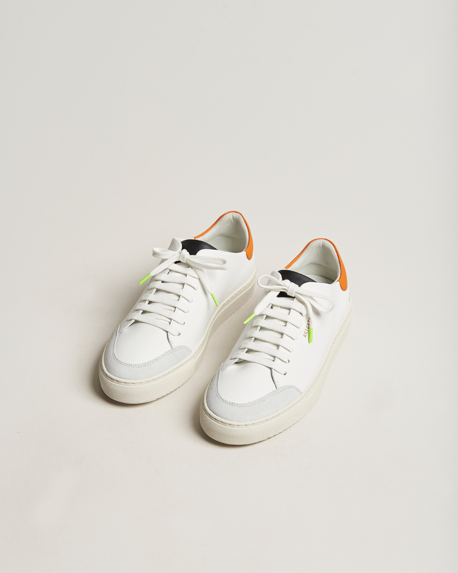 Men | Low Sneakers | Axel Arigato | Clean 90 Triple Sneaker White/Orange