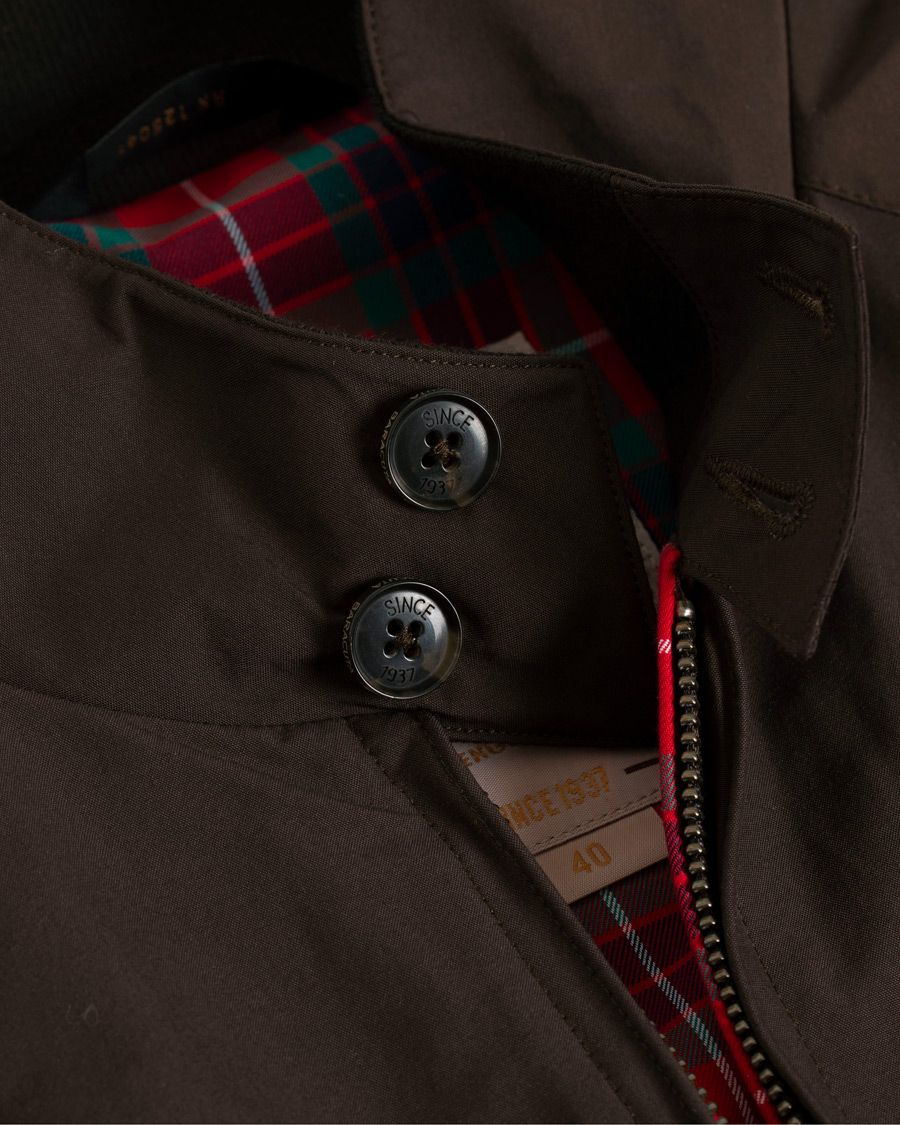Men | Coats & Jackets | Baracuta | G9 Original Harrington Jacket Chocolate