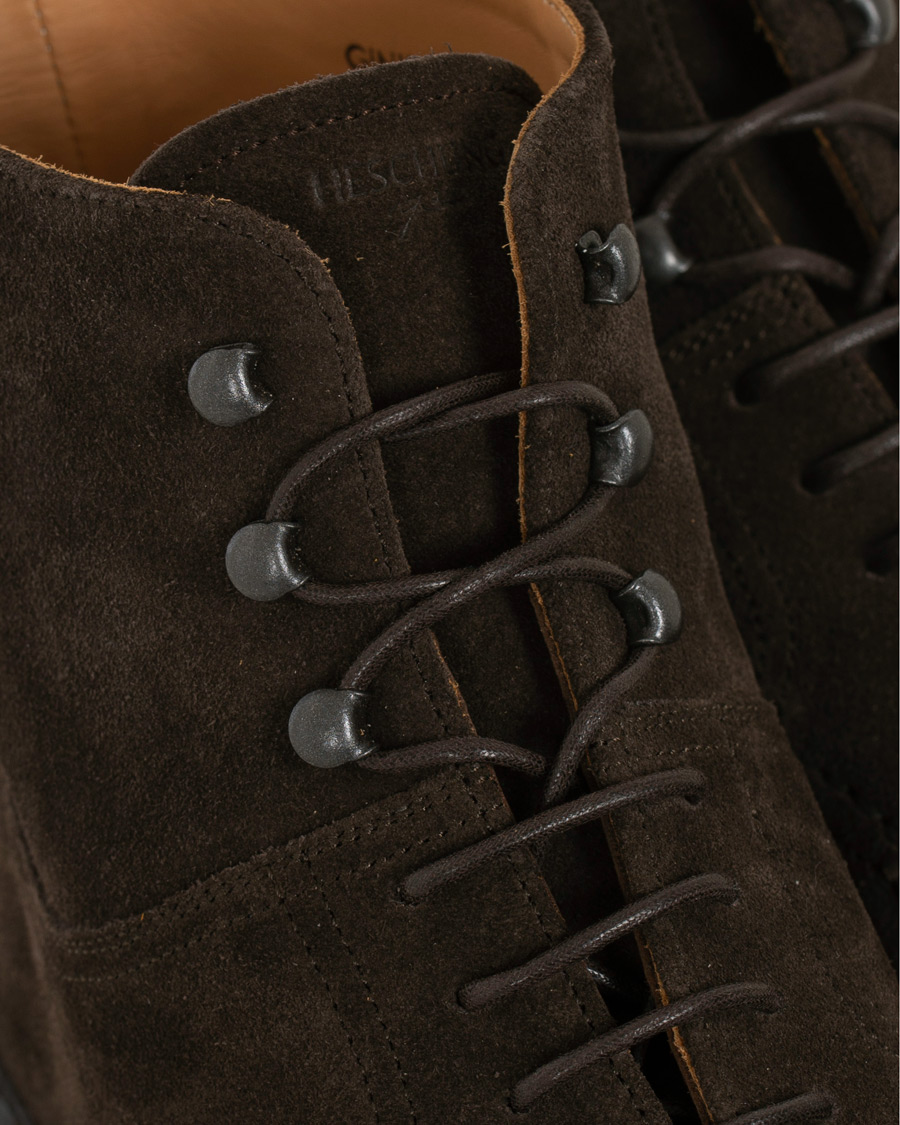 Men | Heschung Ginkgo Boot Dark Brown Suede | Heschung | Ginkgo Boot Dark Brown Suede
