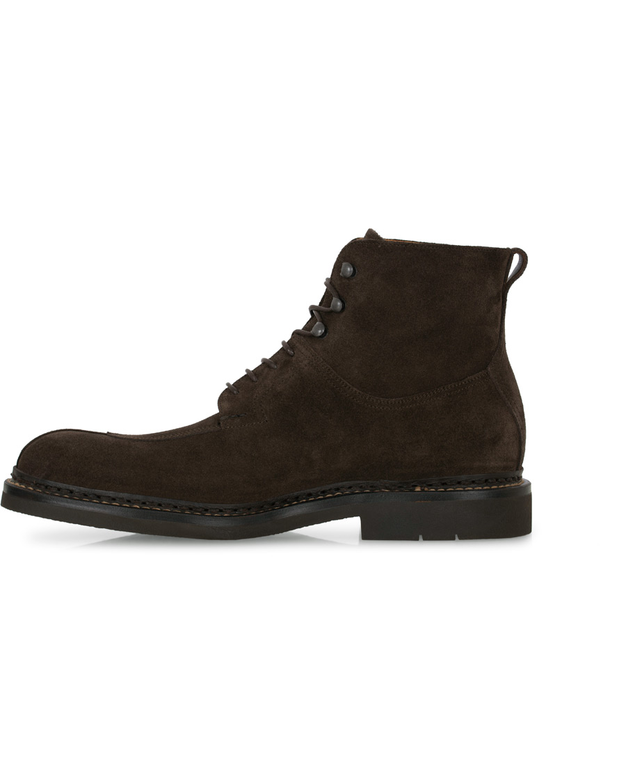 Men | Heschung Ginkgo Boot Dark Brown Suede | Heschung | Ginkgo Boot Dark Brown Suede
