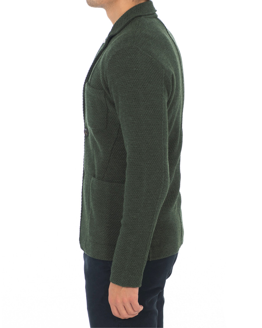 Men | Blazers | L.B.M. 1911 | Knitted Cardigan Blazer Green