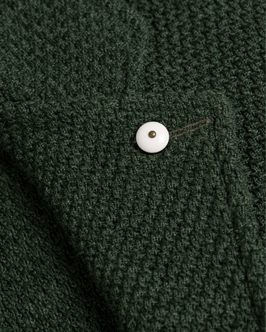 Men | Blazers | L.B.M. 1911 | Knitted Cardigan Blazer Green