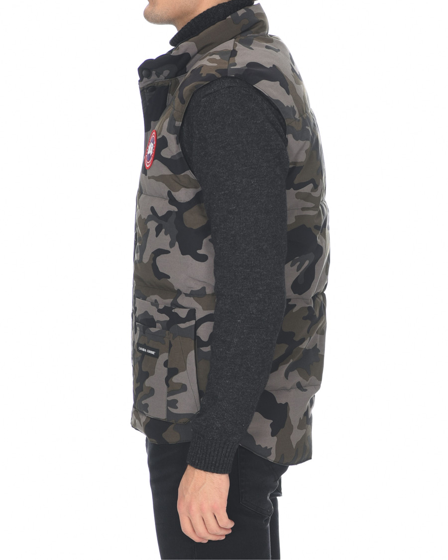 Men | Coats & Jackets | Canada Goose | Freestyle Crew Vest Coastal Grey Camo
