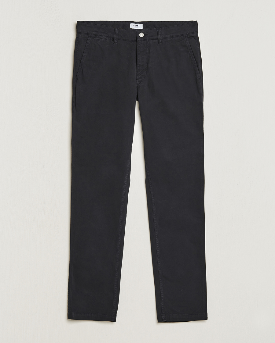 Men | Trousers | NN07 | Marco Slim Fit Stretch Chinos Black
