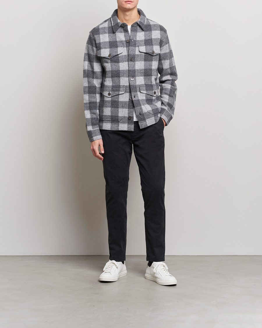 Men | Trousers | NN07 | Marco Slim Fit Stretch Chinos Black