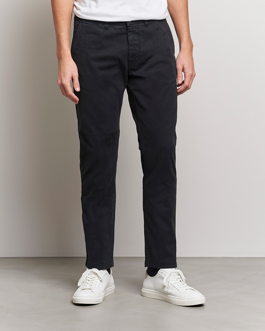 Men | Trousers | NN07 | Marco Slim Fit Stretch Chinos Black