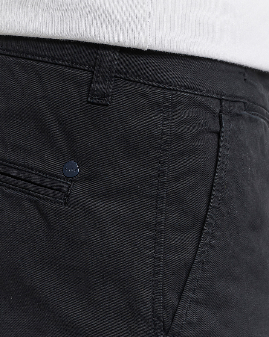 Men | Trousers | NN07 | Marco Slim Fit Stretch Chinos Black