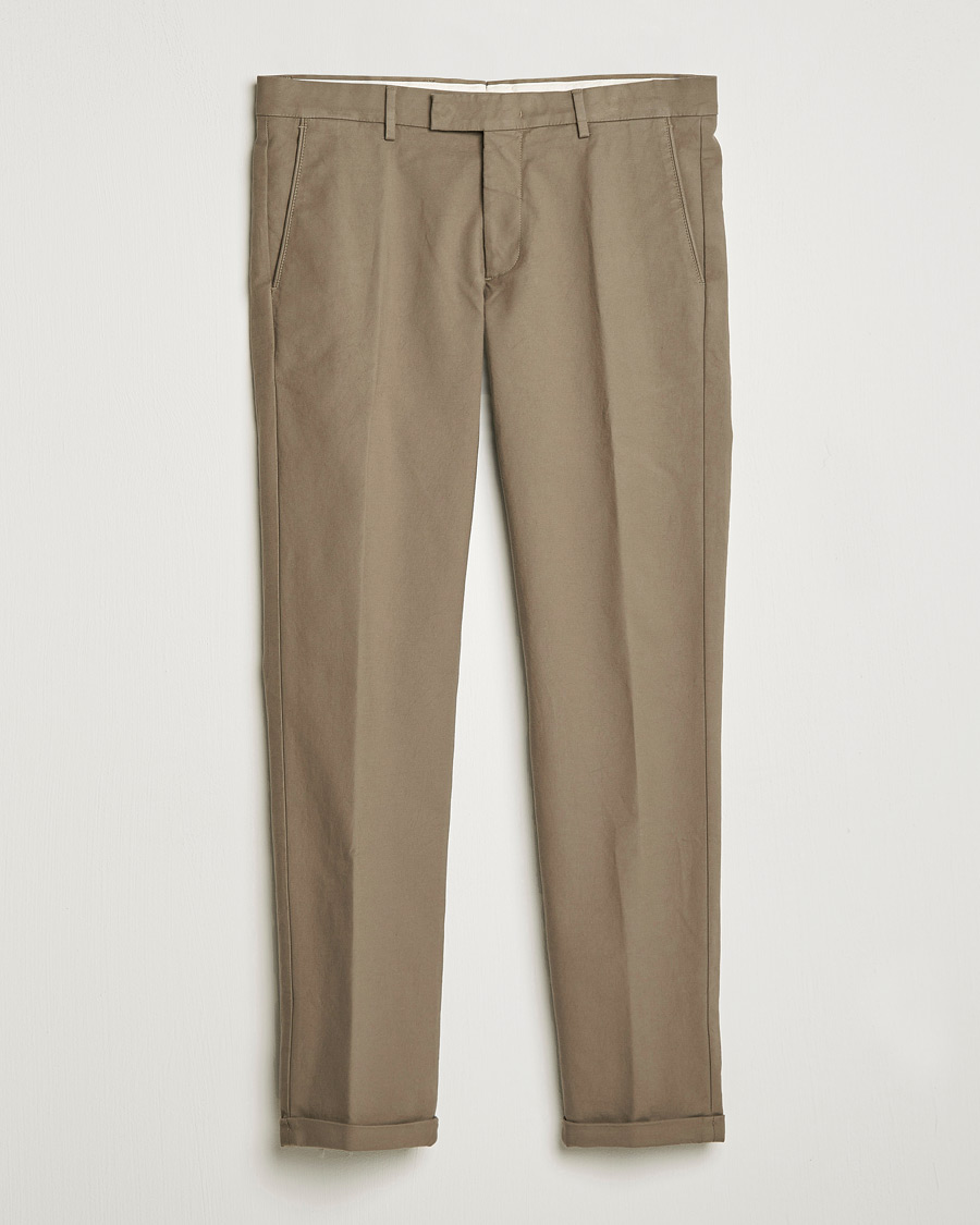 Men | Trousers | NN07 | Scott Regular Fit Stretch Trousers Khaki