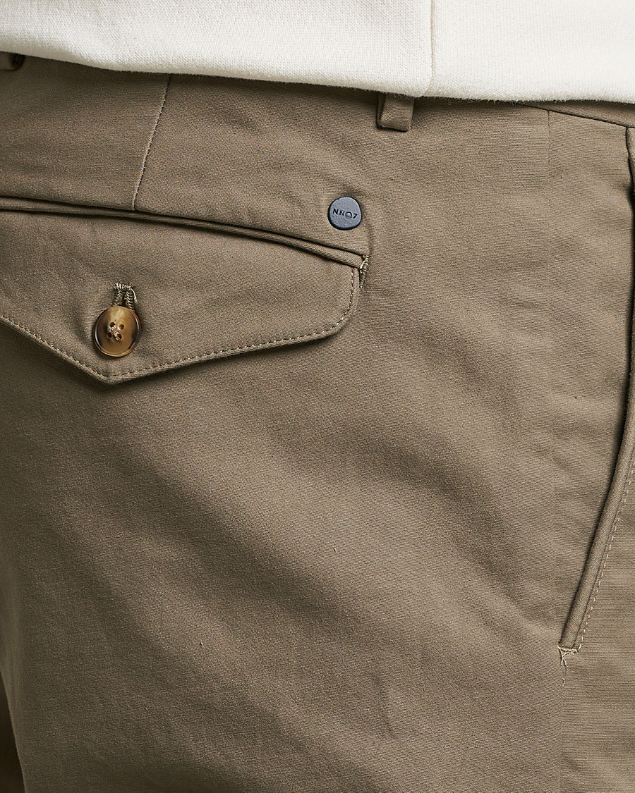 Men | Trousers | NN07 | Scott Regular Fit Stretch Trousers Khaki