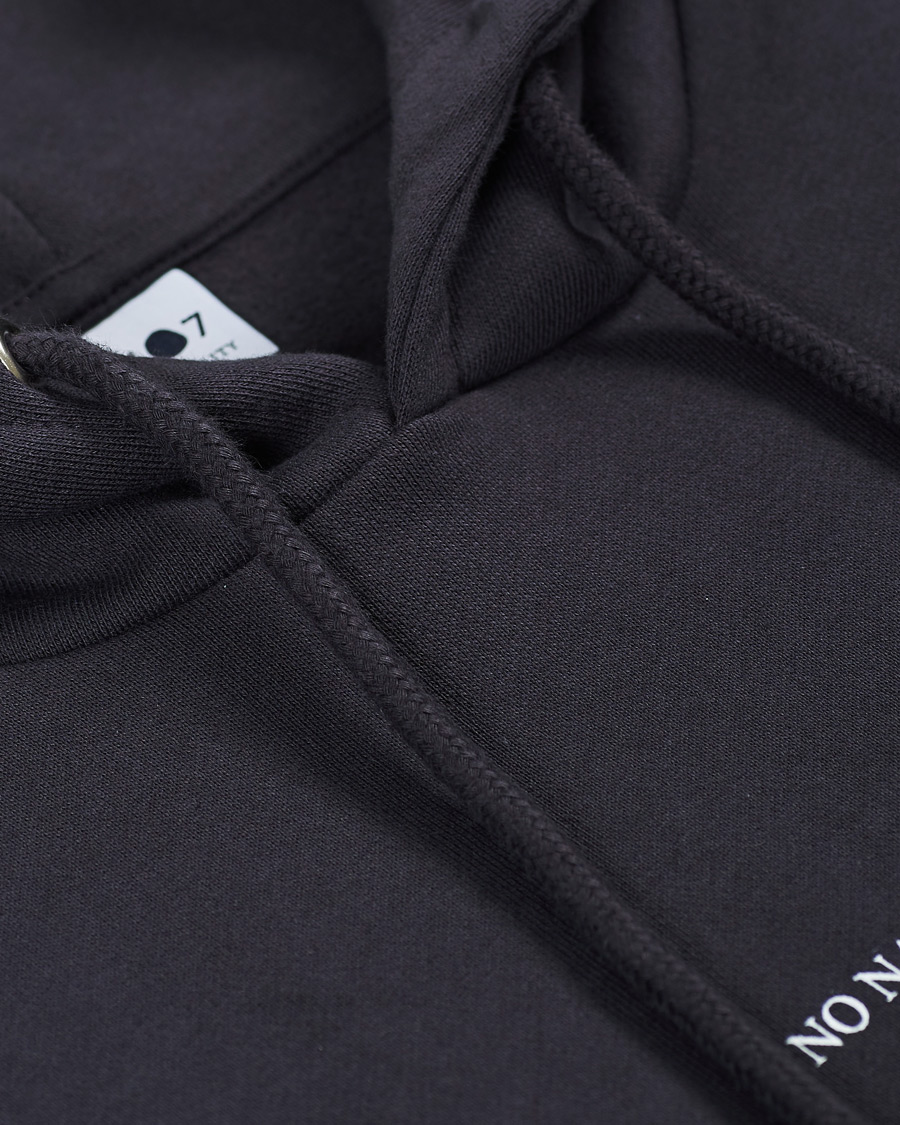 Men | Sweaters & Knitwear | NN07 | Barrow Printed Hoodie Navy Blue