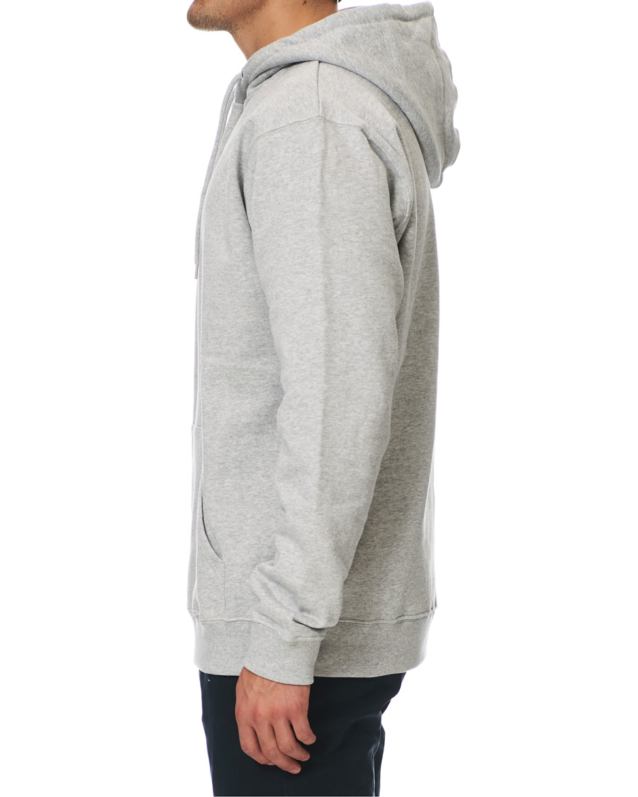Men | Sweaters & Knitwear | NN07 | Barrow Printed Hoodie Light Grey Melange