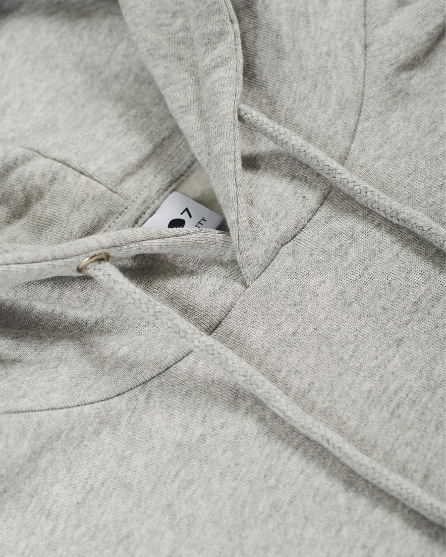 Men | Sweaters & Knitwear | NN07 | Barrow Printed Hoodie Light Grey Melange