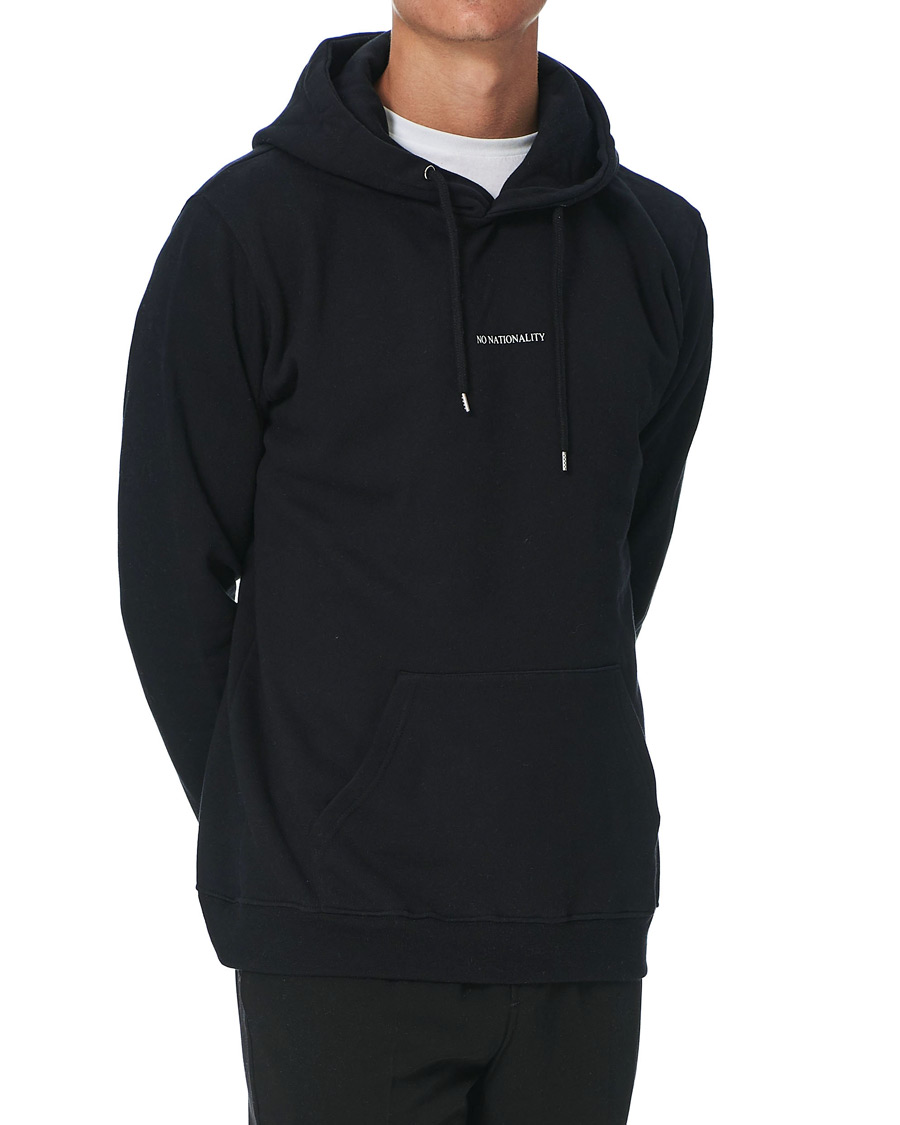 Men | Sweaters & Knitwear | NN07 | Barrow Printed Hoodie Black