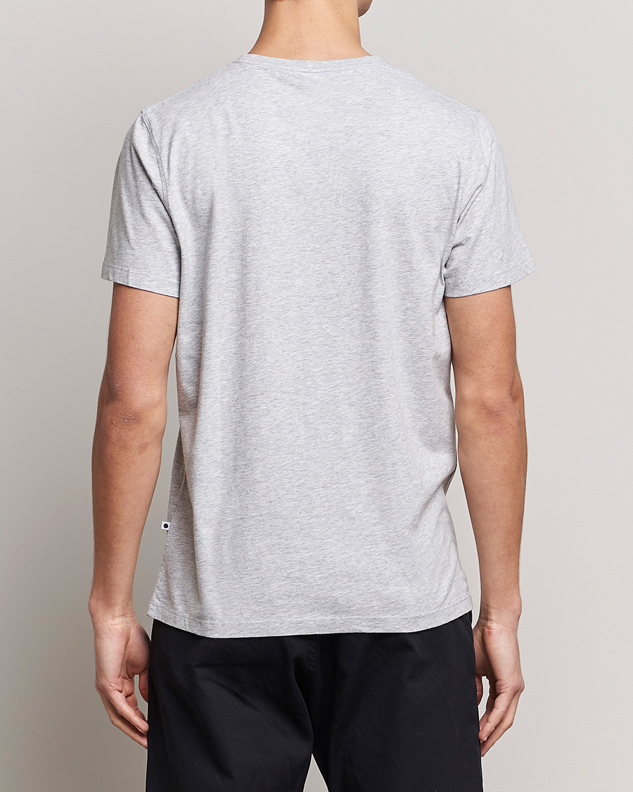 Men | T-Shirts | NN07 | Pima Crew Neck Tee Light Grey Melange