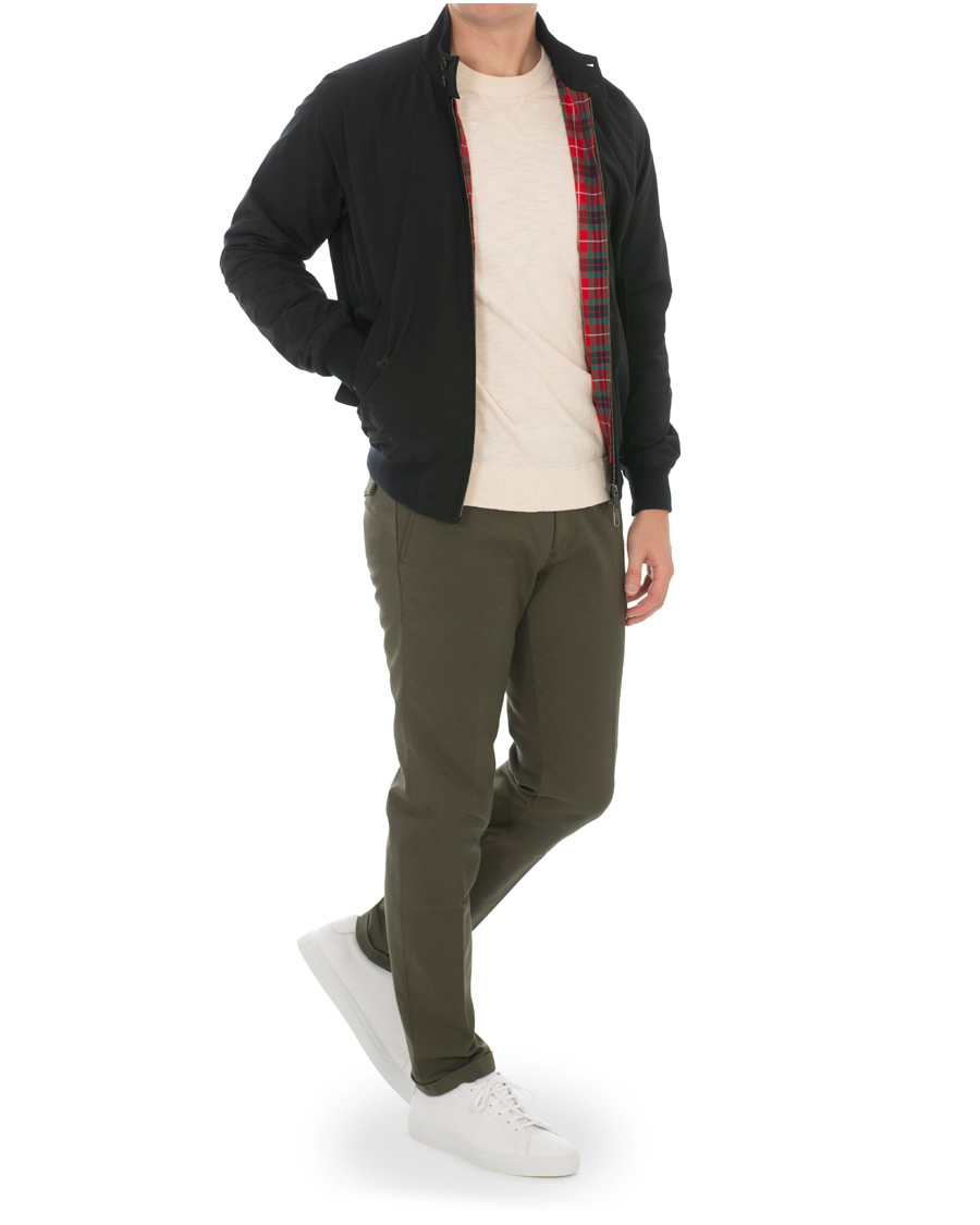 Men | Trousers | NN07 | Scott Regular Fit Stretch Trousers Army Green