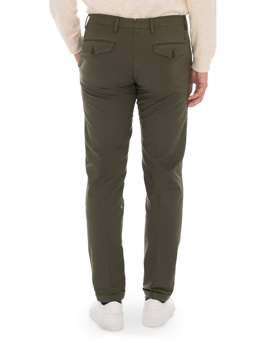 Men | Trousers | NN07 | Scott Regular Fit Stretch Trousers Army Green