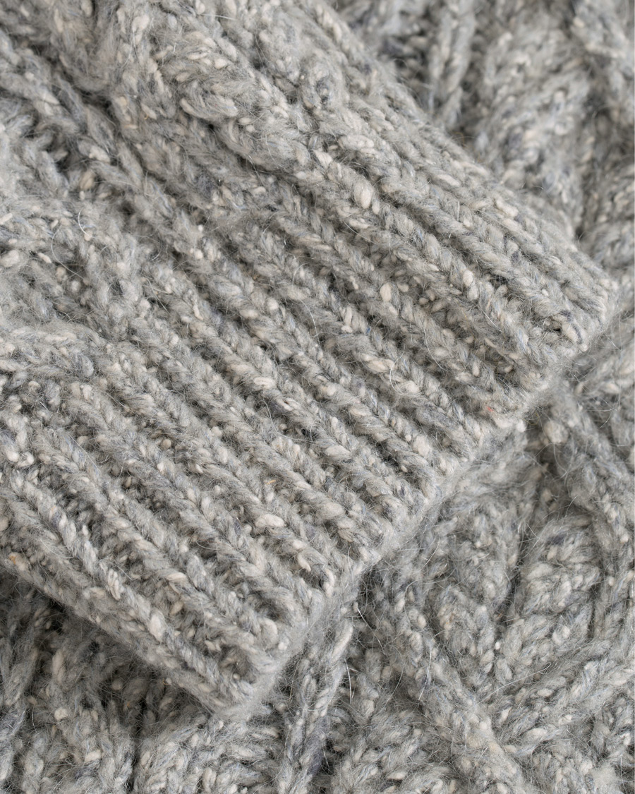 Men | Sweaters & Knitwear | NN07 | Bert Cable Rollneck Grey