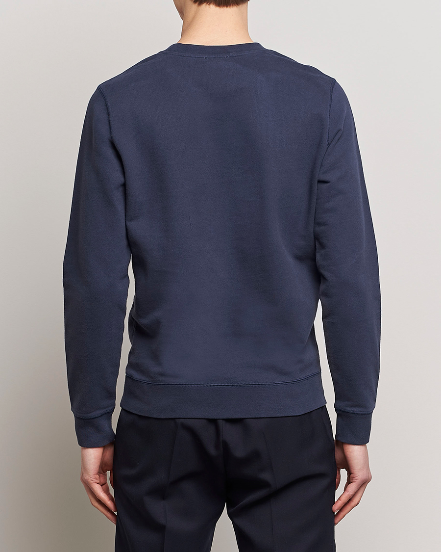 Men | Sweaters & Knitwear | Sunspel | Loopback Sweatshirt Navy