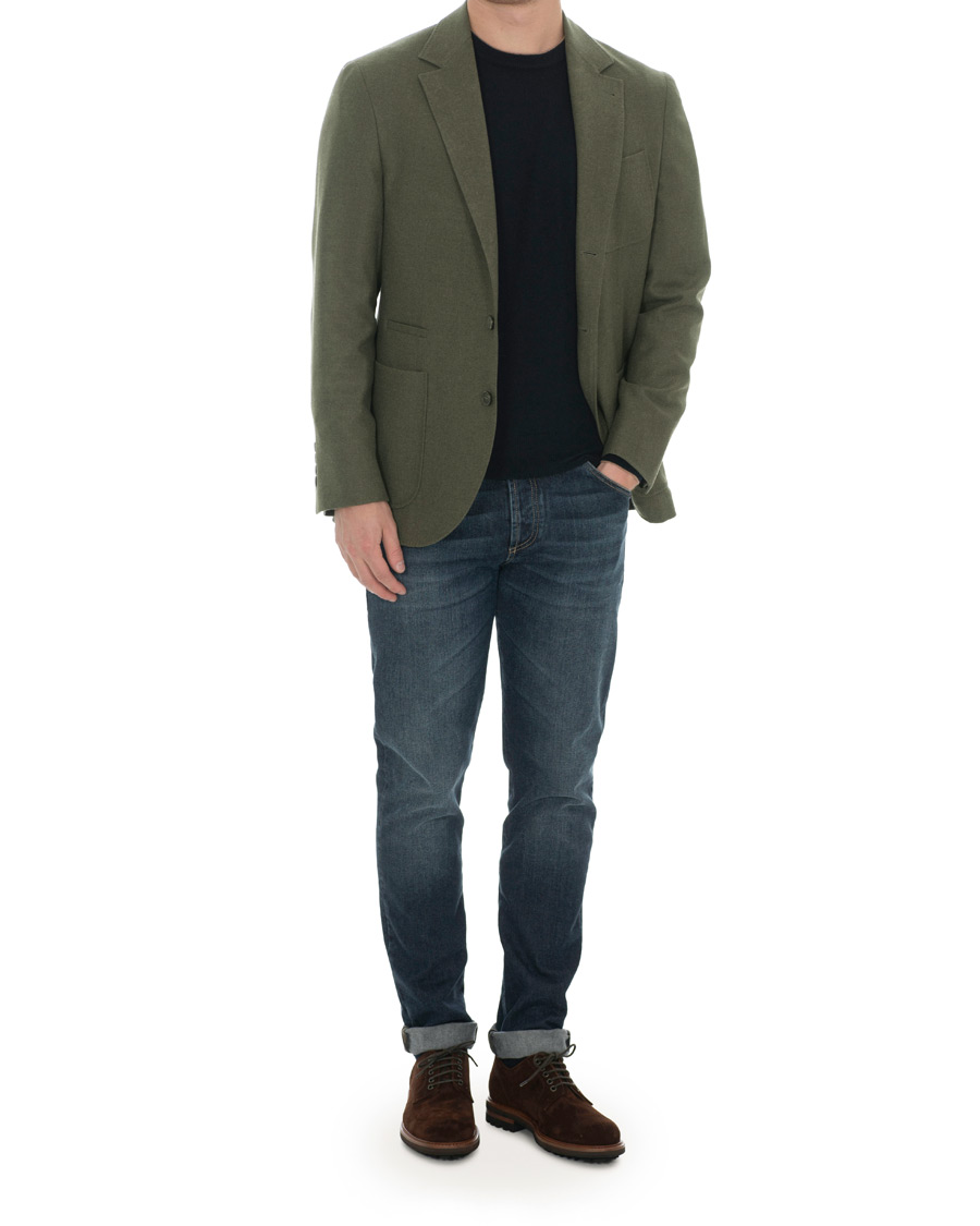 Men | Blazers | Brunello Cucinelli | Cashmere Blend Patch Pocket Blazer Green