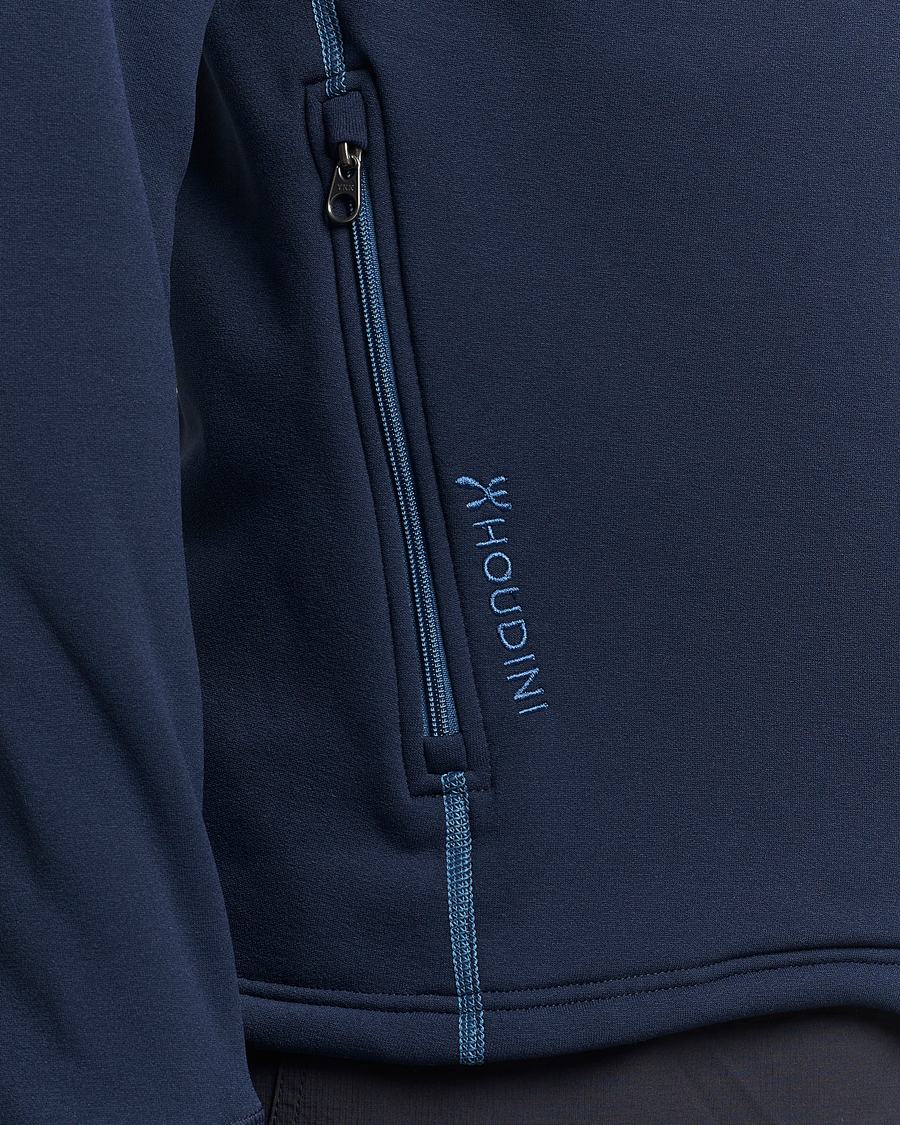 Men | Sweaters & Knitwear | Houdini | Power Houdi Blue Illusion
