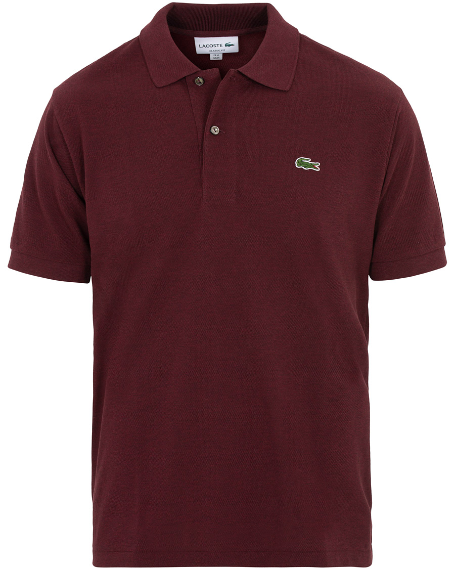 Men | Polo Shirts | Lacoste | Original Polo Melange Piké Vine Chine